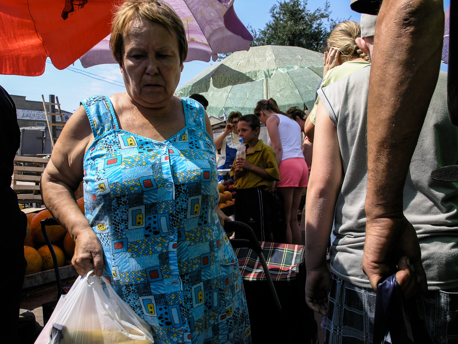  In a market in Odessa. 