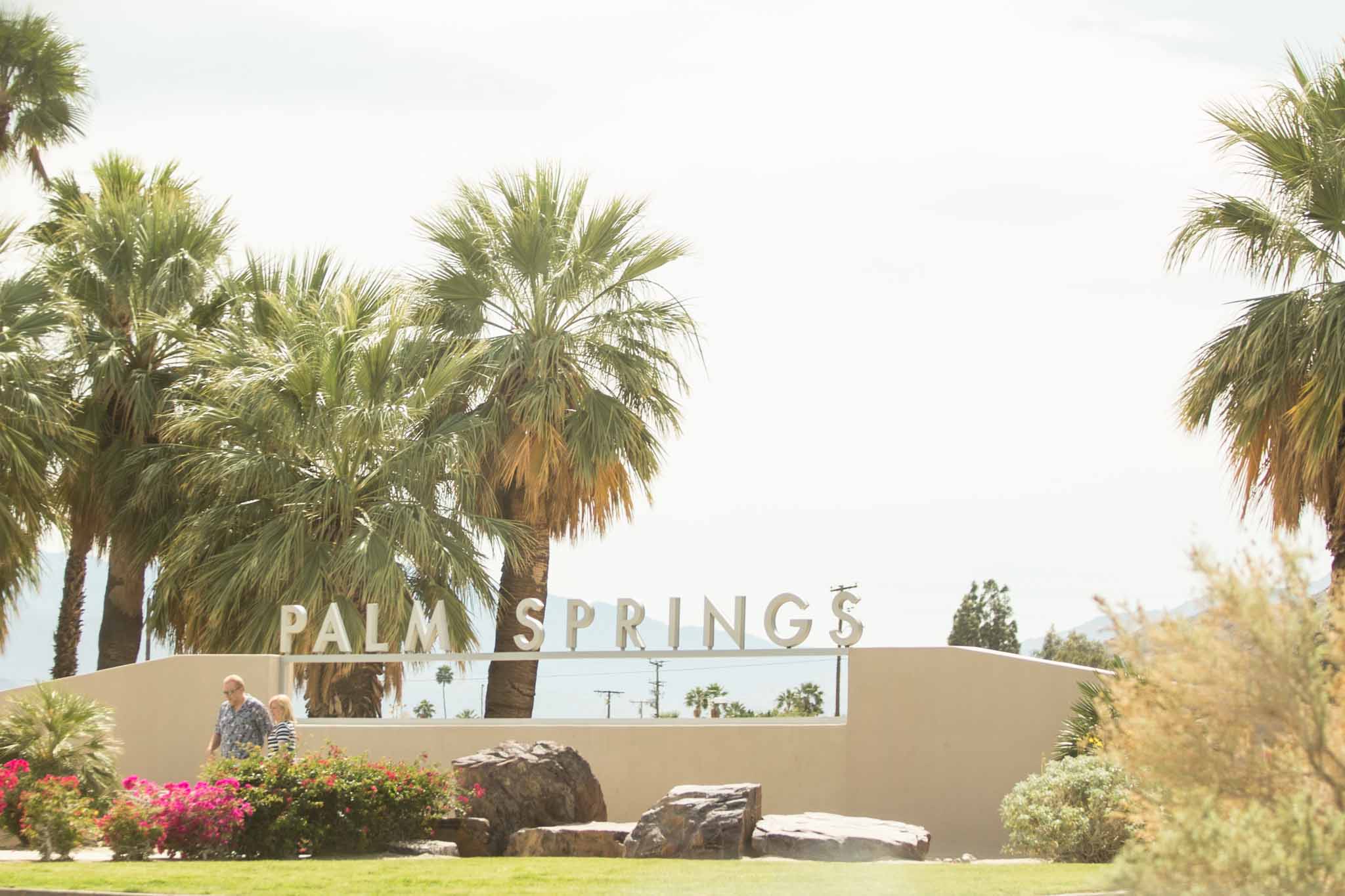 Warm Palm Springs, shot through the car window as we passed through. 