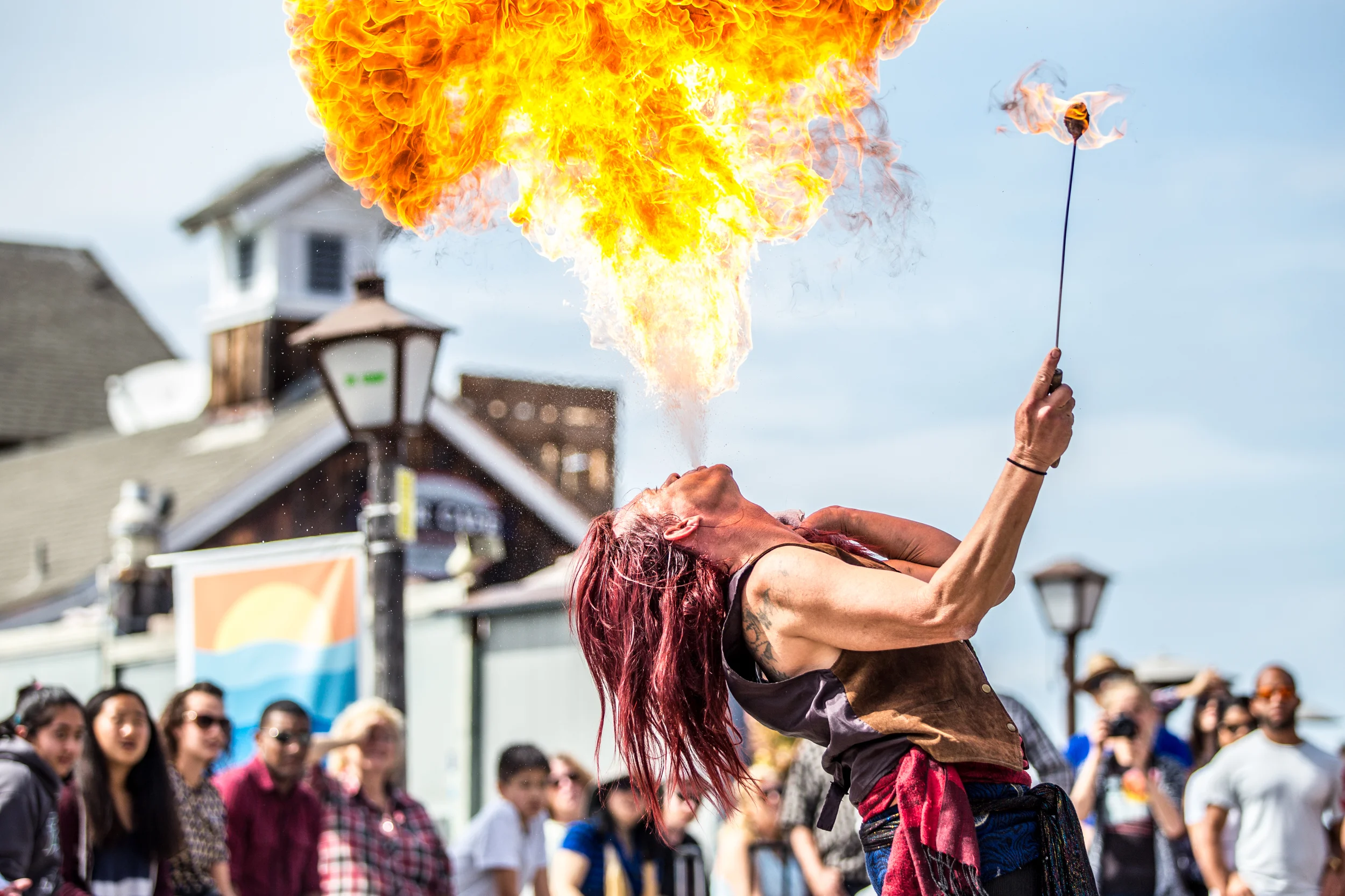 Buskers Festival Seaport Village - Murrugun the Mystic 
