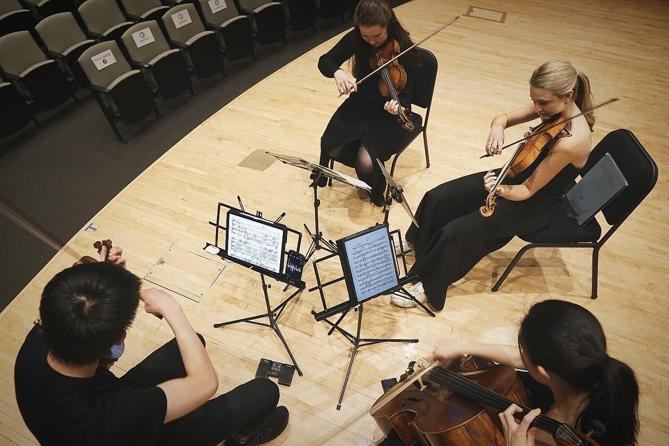 @terrastringquartet killed it! Thank you, @nypl_lpa and @kevinparks2751 for having us! Looking forward to the second show at @fortlee.musichall. 

#soldout #nycp #nycpmusic #newyorkclassicalplayers #chambermusic #stringquartet #classicalmusic #britte