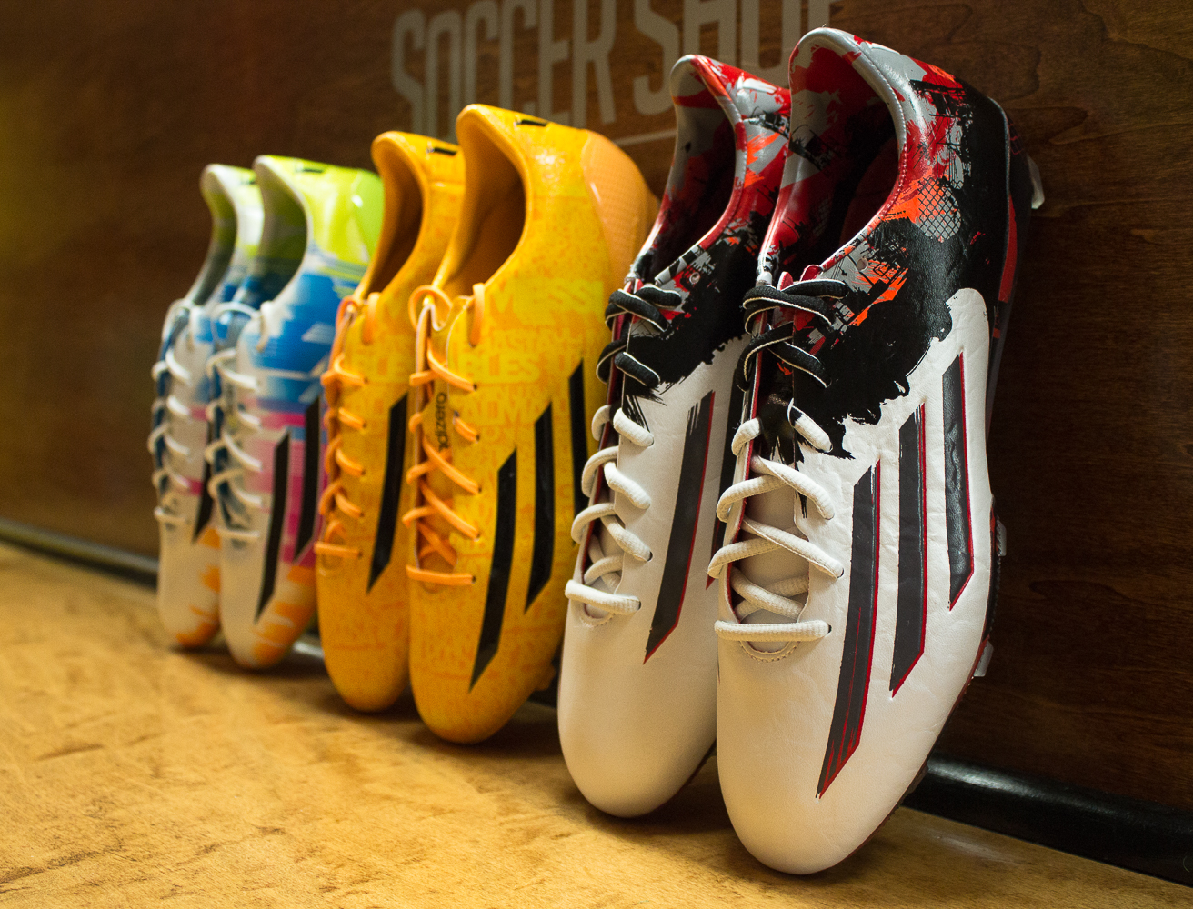 Urban and Polished: Leo Messi & Adidas The Pibe Barr10 Boot Soccer City Sports Center