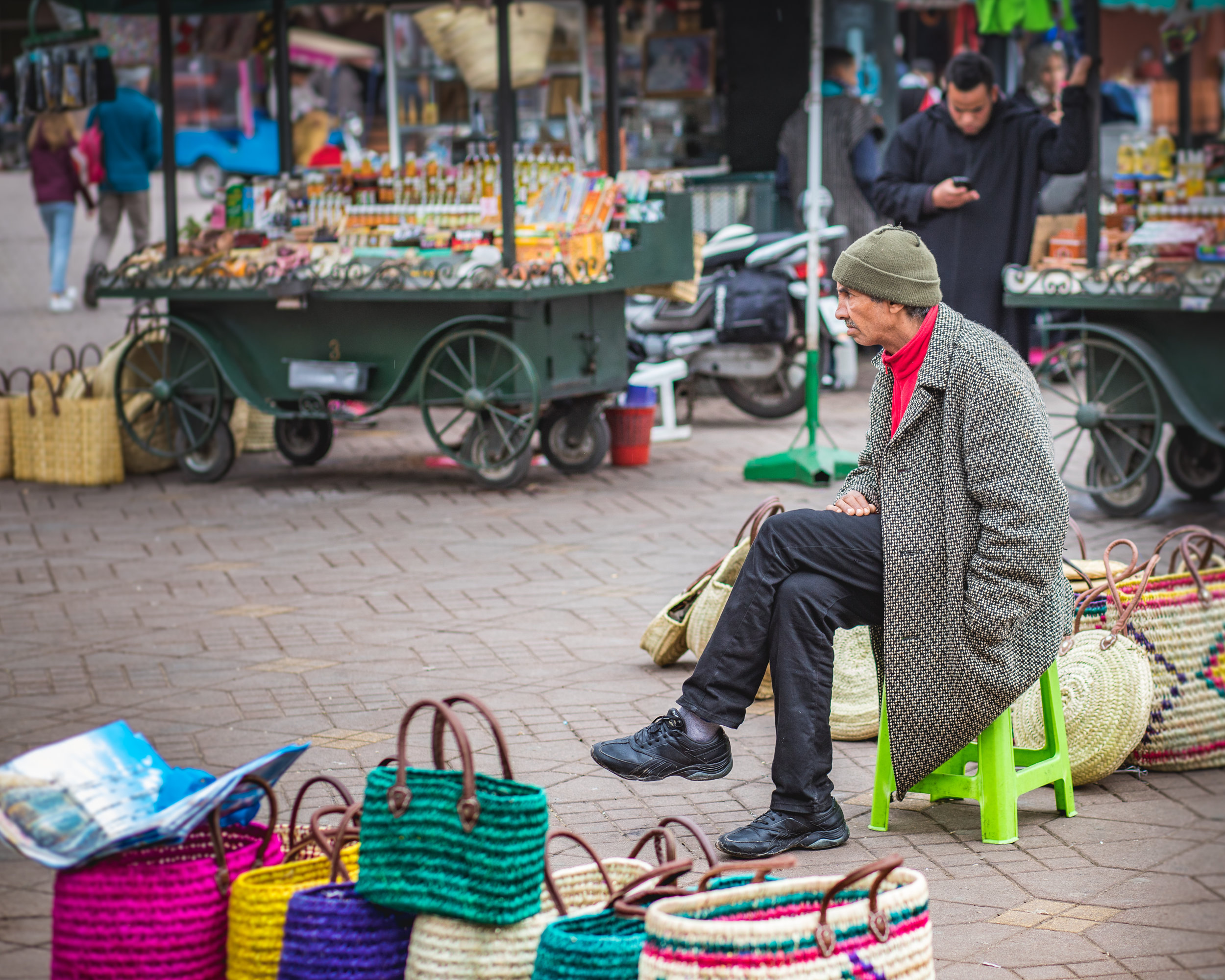 A friend told me that a lot of people in Morocco DO NOT like having their photo taken in public. Now I know, this is very true.