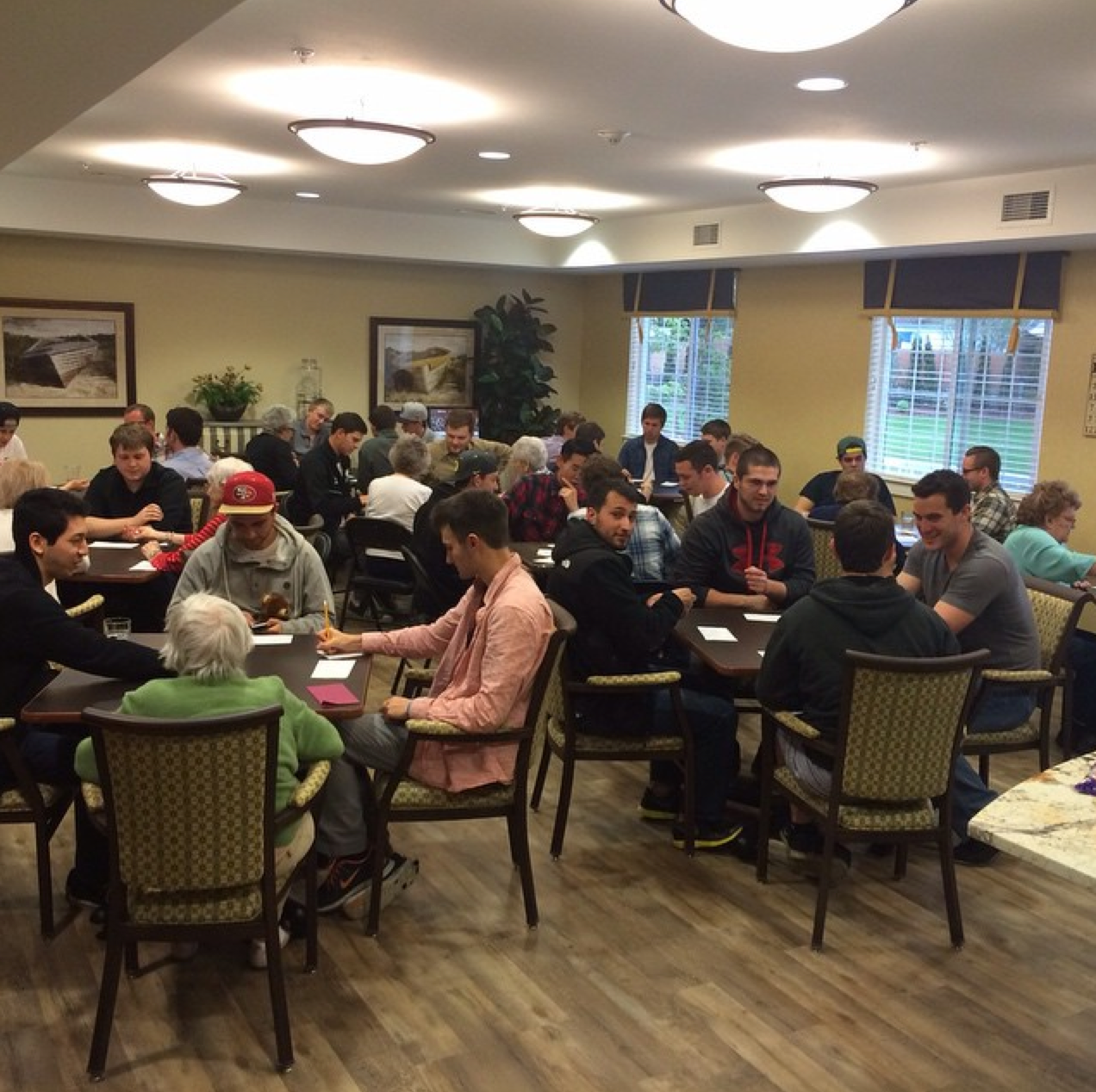 FIJI does Bunco Night with Recruits!
