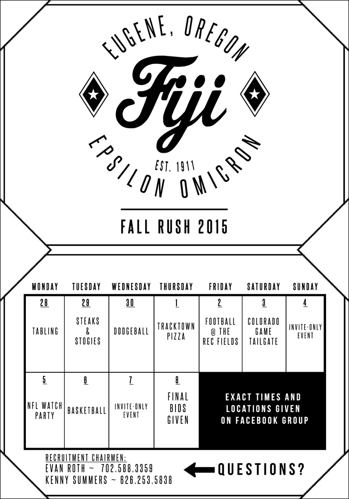 Fall 2015 Recruitment Flyer