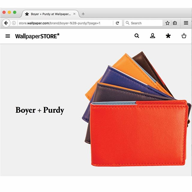 The Boyer and Purdy team is thrilled to announce the global launch of our leather goods; @store.wallpaper !! #design #designinspiration #milan #SaloneDelMobile #WallpaperSTORE #MilanDesignWeek #luxury #leather #accessories #travel #explore #adventure