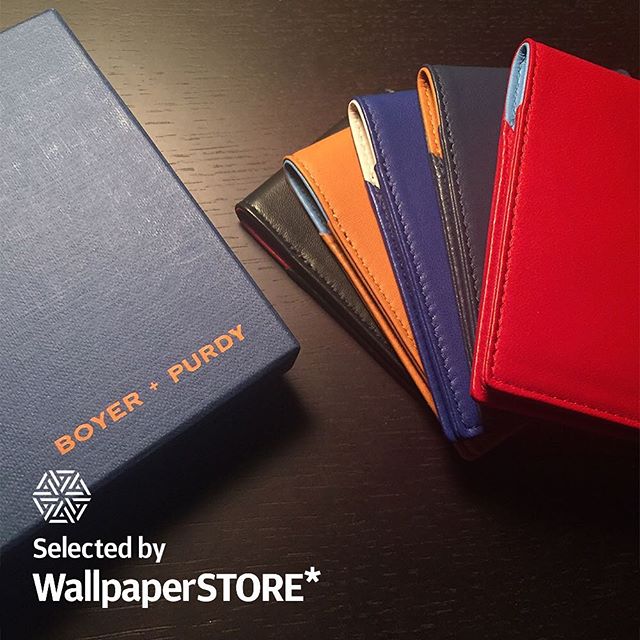 We are excited to announce that Boyer + Purdy is now available on @store.wallpaper www.store.wallpaper.com. Shop now. International shipping. #WallpaperSTORE

Instagram: @store.wallpaper
Twitter:  @store_wallpaper
Facebook: @Store.wallpaper 
#leather