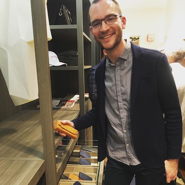 Checking on our goods during last evening's event at @west_nyc_home with @luxemagazine
