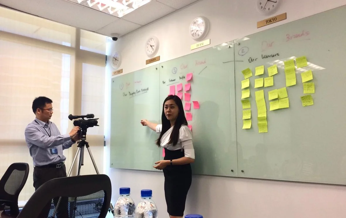 Brand workshop at Oceanic Group