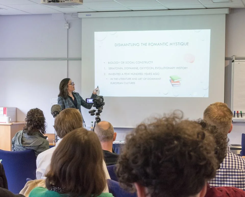 I am going on far too long in this talk. (Photo by Jonathan Jenkins Ichikawa.)
