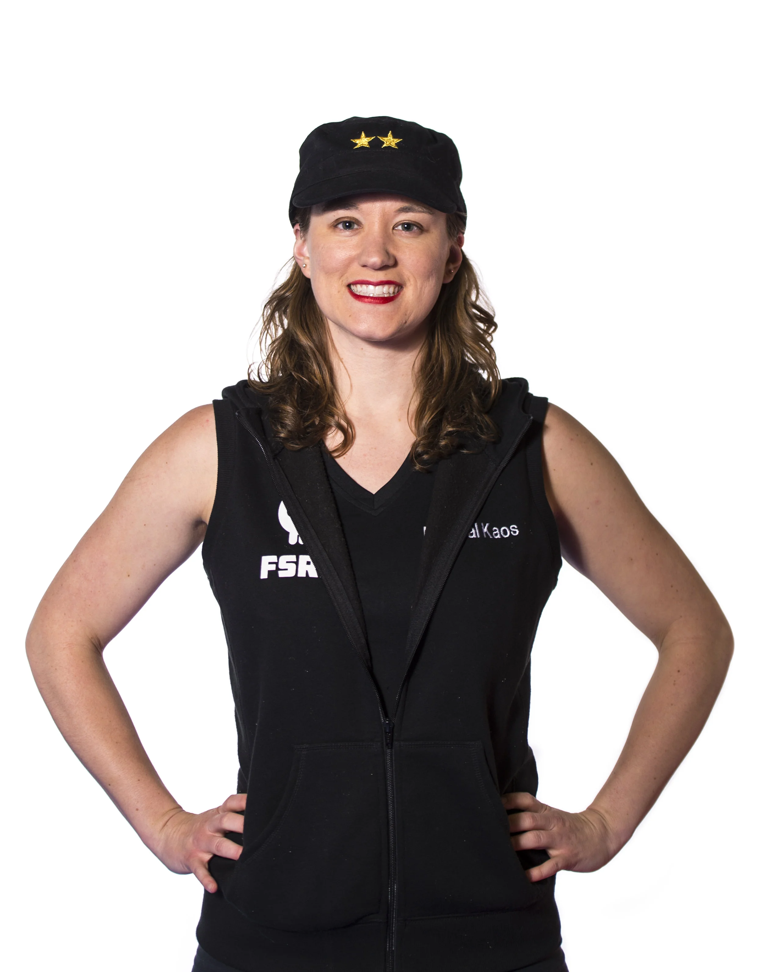 Atten-hut, she'll have you seeing stars. The chairwoman of the joint chiefs of pain. It’s number 4 ✫ , JENERAL KAOS! © Frank Mitchell Photography
