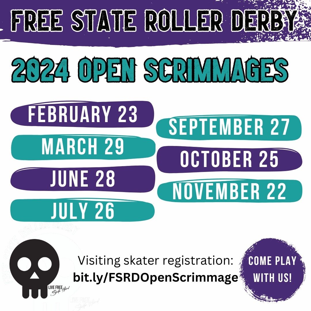 If you're watching @yallstarstournament and feeling some roller derby FOMO, join us for our first 2024 open scrimmage tonight!