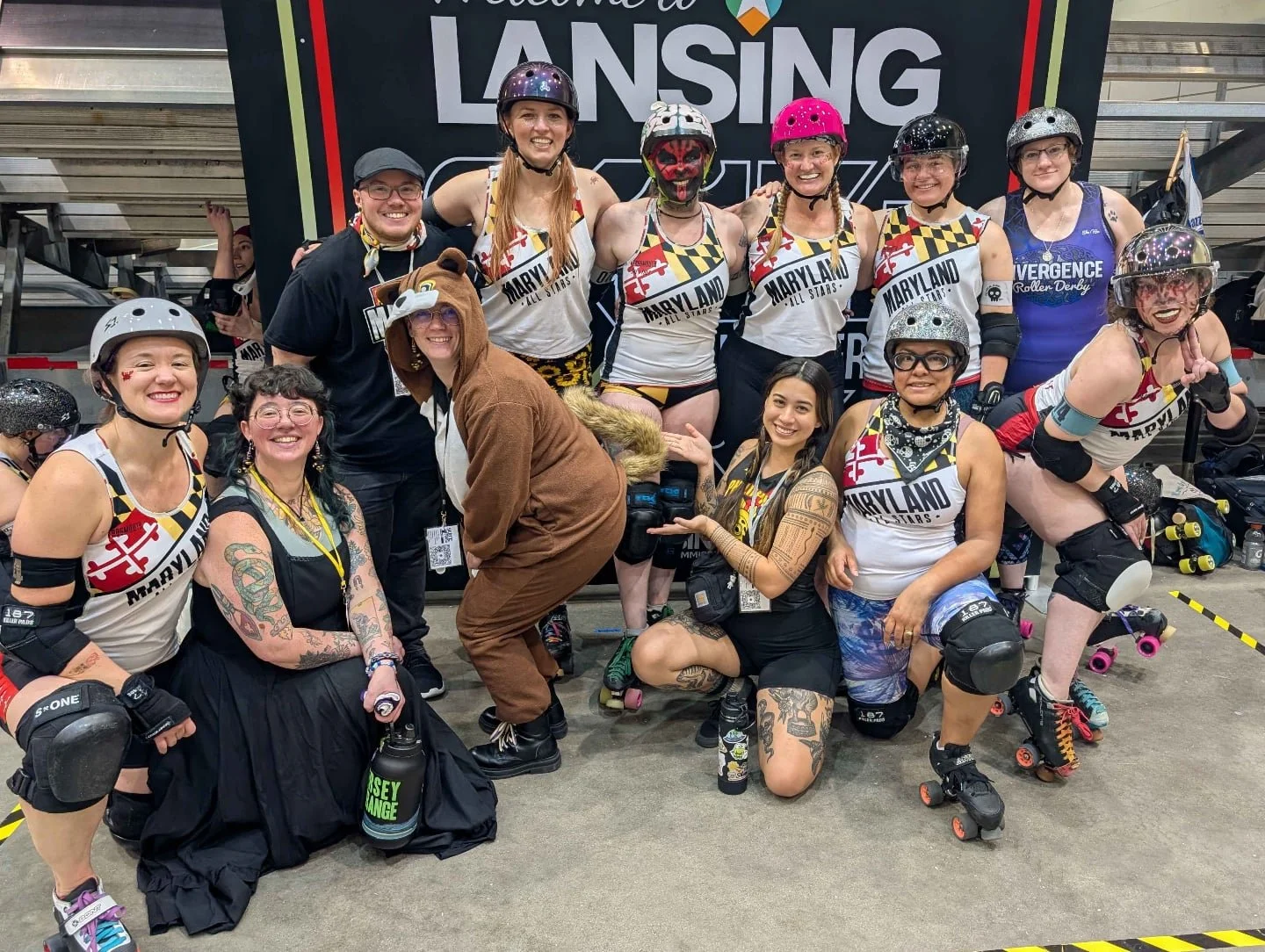 Free State showed up strong at Skate Wars this weekend!!!

We loved watching our friends skate and coach with:
@divergencerollerderby
@teammarylandallstars 
@teamphilippines_rollerderby
@transrollersunited 

Thanks to @lansingrollerderby for hosting 