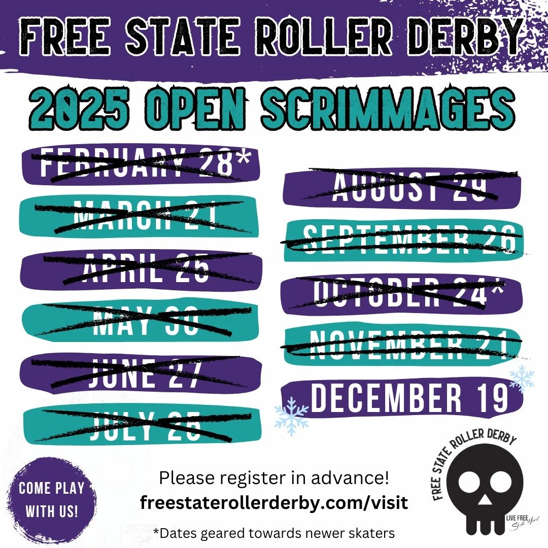 Our Nov open scrimmage is cancelled - but please join us on Dec 19 for our holiday open scrimmage!!! ❄❄