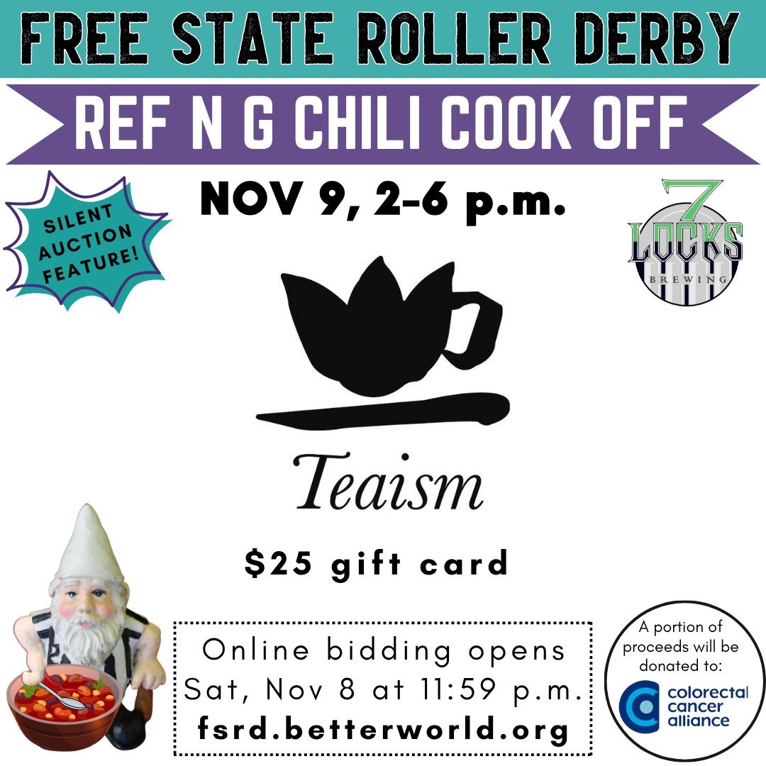 Only two more days until our annual chili cook off 🔥🔥
Check out some available gift cards for local food and drink - thank you to these lovely donors!

Join us in person at @7locksbrewing on Sun, Nov 9 starting at 2pm for cold beer, great company, 