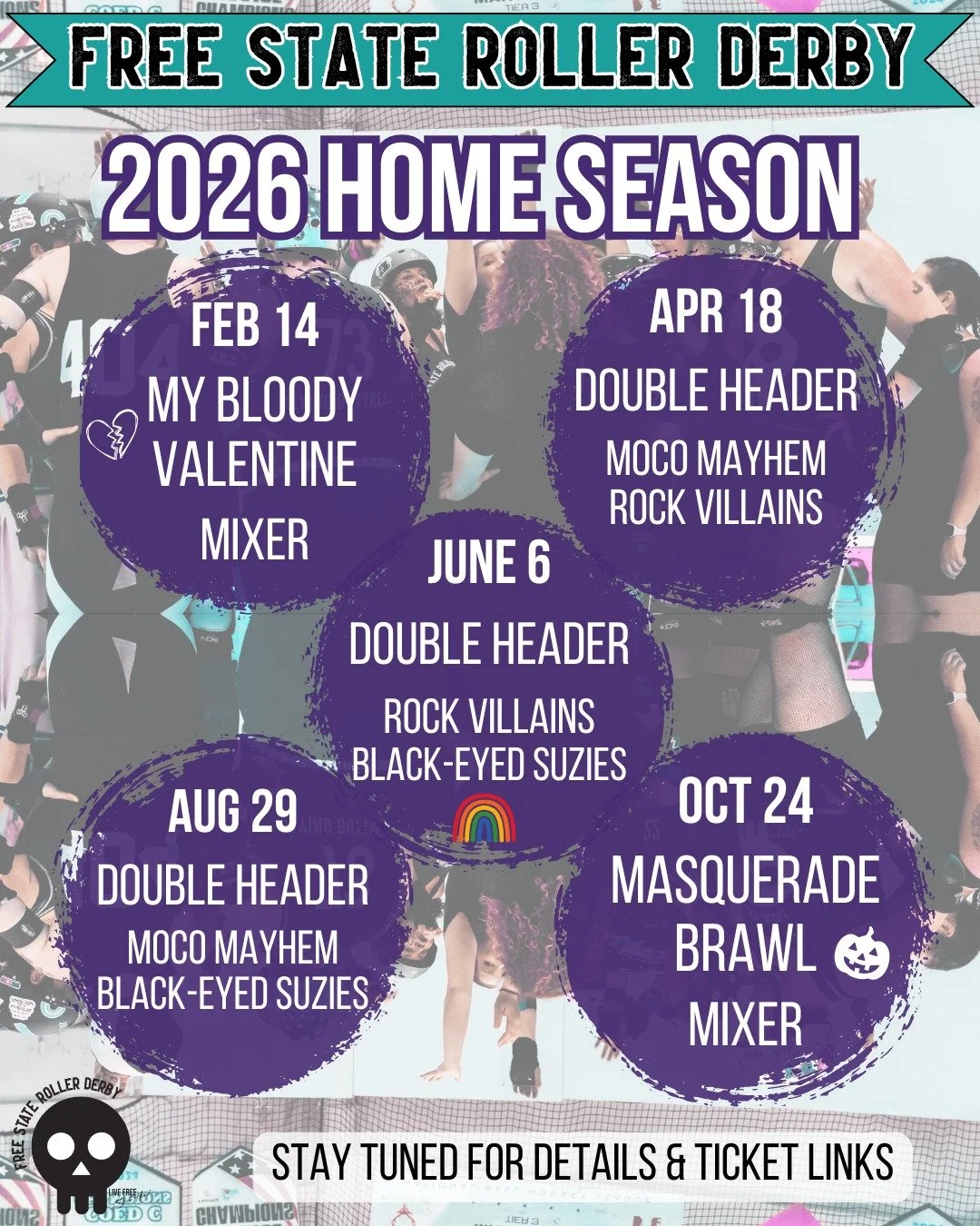 Save the dates for our 2026 home season!!!

Stay tuned for details &amp; ticket links 🎟️