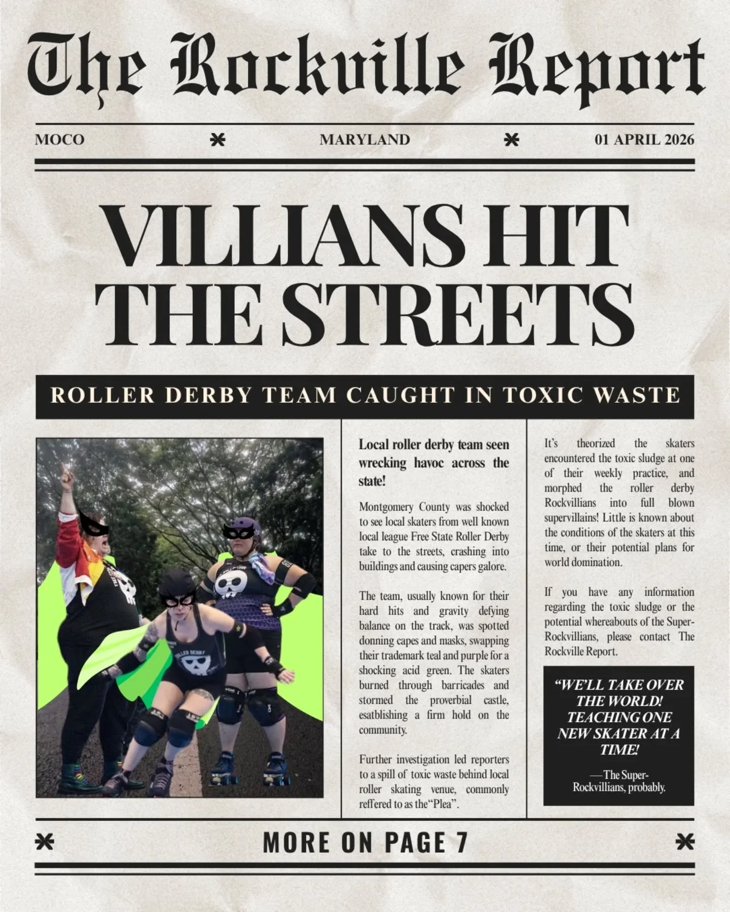 📰 Local Roller Derby Team Caught in Toxic Waste 📰