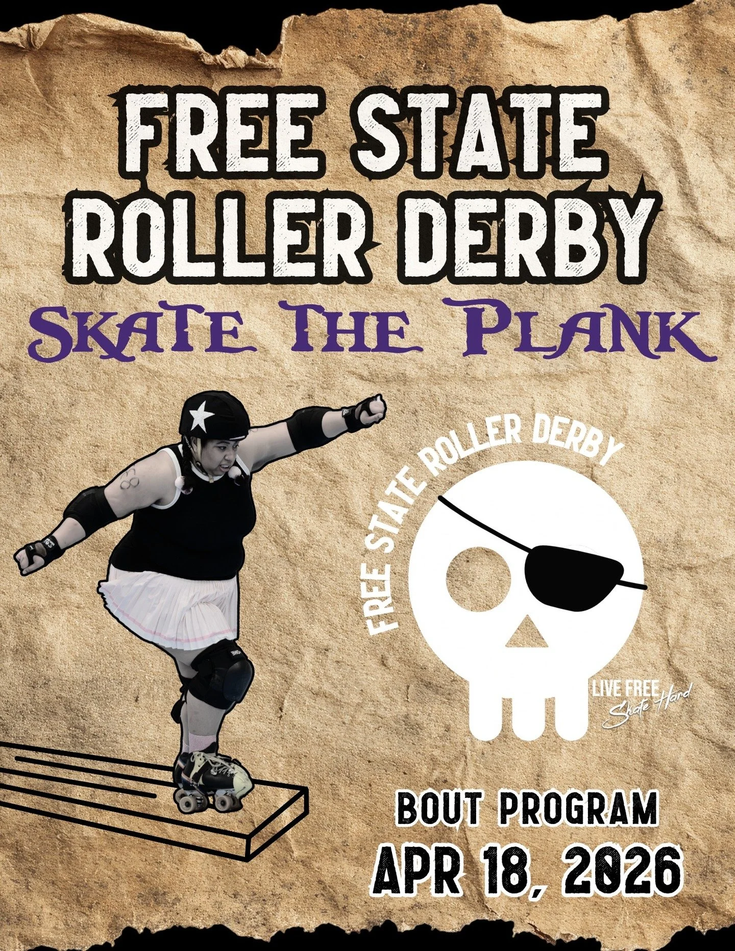 💀 IT&rsquo;S BOUT DAY 💀 

@patuxentrollerderby is sailing across Maryland to MoCo for a swashbuckling double header - will our Villains be the heroes and cause enough Mayhem to make them Skate the Plank?!? 🏴&zwj;☠️

We hear the Rockville Sports Ar