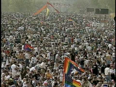 The DC Mall during the 1993 March On Washington
