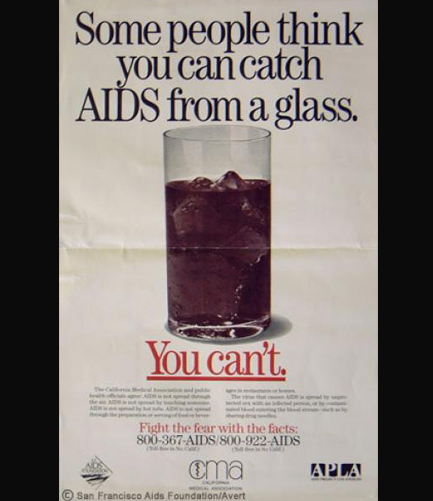 An early San Francisco AIDS PSA - A part of education efforts that have diminished