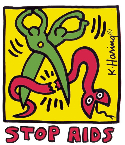 Art and Entertainment industries kept AIDS in front of everyone's minds in the early days