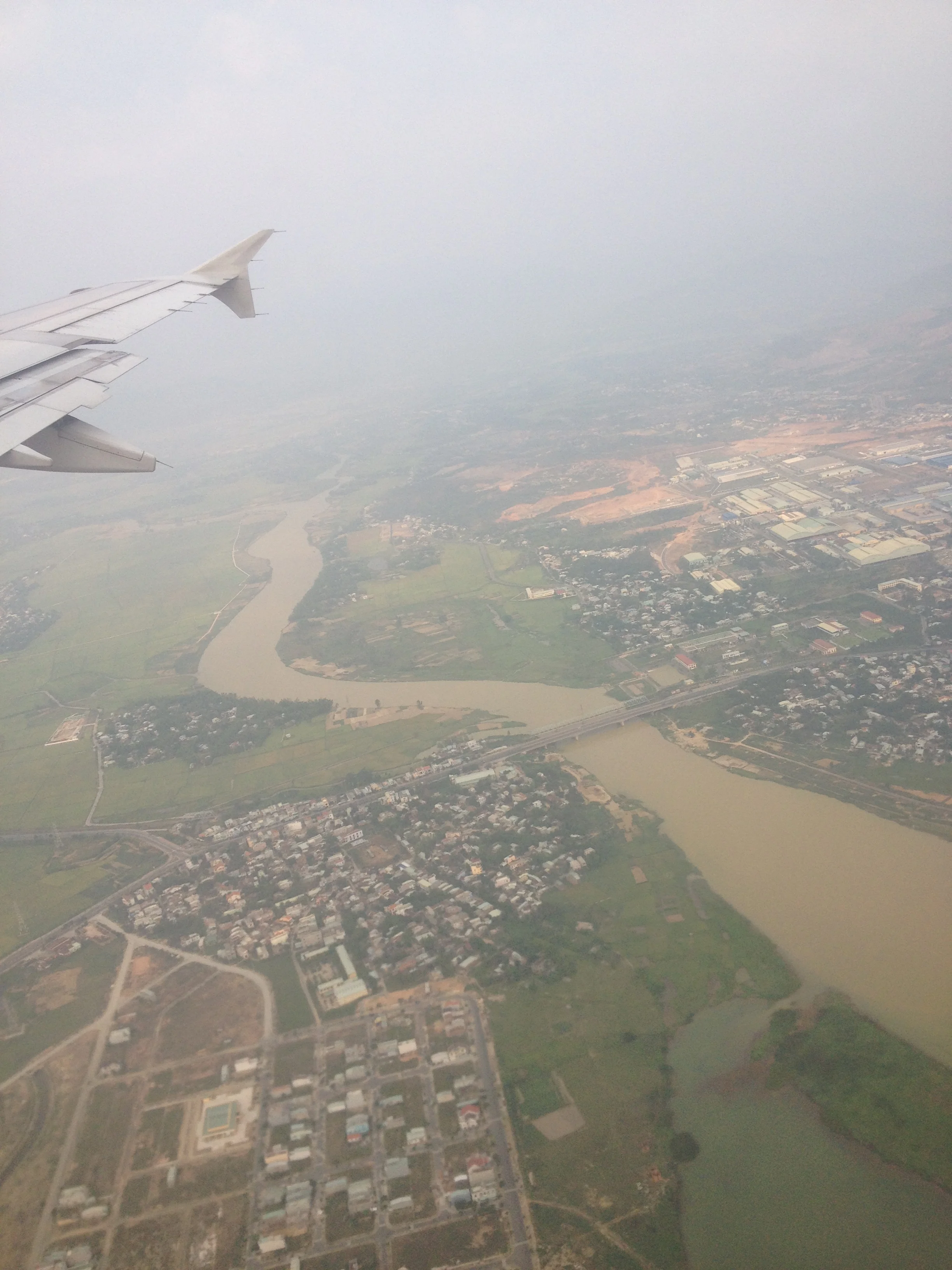 Flying over Vietnam