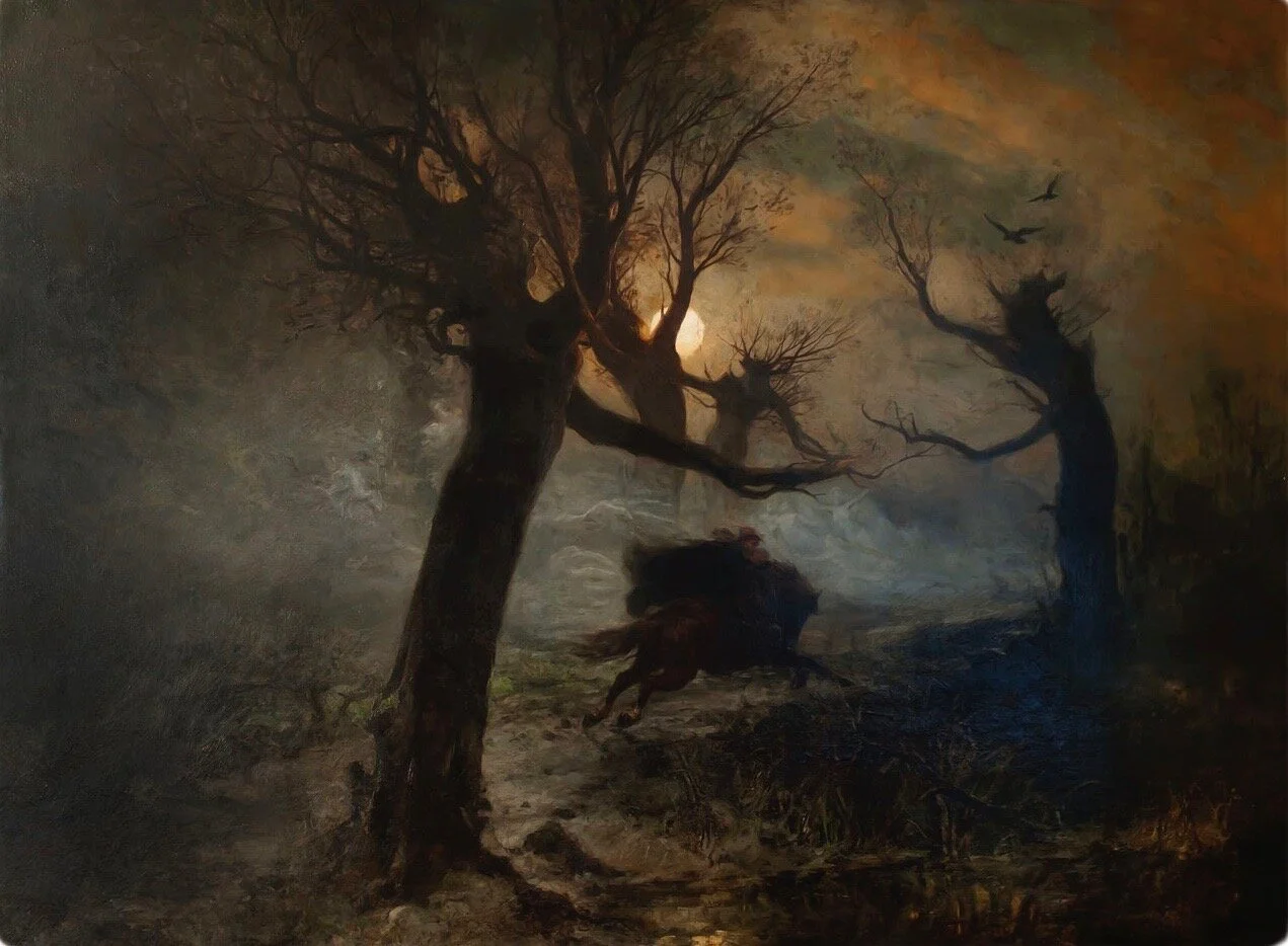 Julius von Klever: “Der Erlkönig” (1887, oil on canvas)