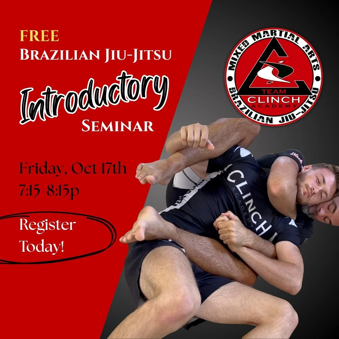 Are you thinking about starting Brazilian Jiu-Jitsu? Join us for a Free intro to BJJ seminar and get your journey started! 

Link is in bio or 
https://sparkpages.io/cart/2/?i=_qazb&amp;c=&amp;ocu=

#bjj #jiujitsu #bjjfrederick #clinchacademy