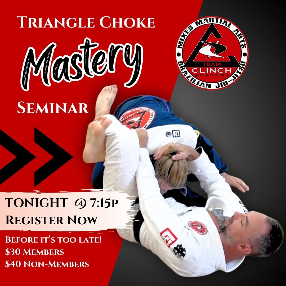 Don’t be the one getting choked! Jump on this seminar now so you can begin your path to Triangle Mastery!
Register using link in bio or
https://sparkpages.io/cart/2/?i=_OKzb&c=&ocu=
#bjj #jiujitsu #trianglechoke #bjjfrederick #frederi