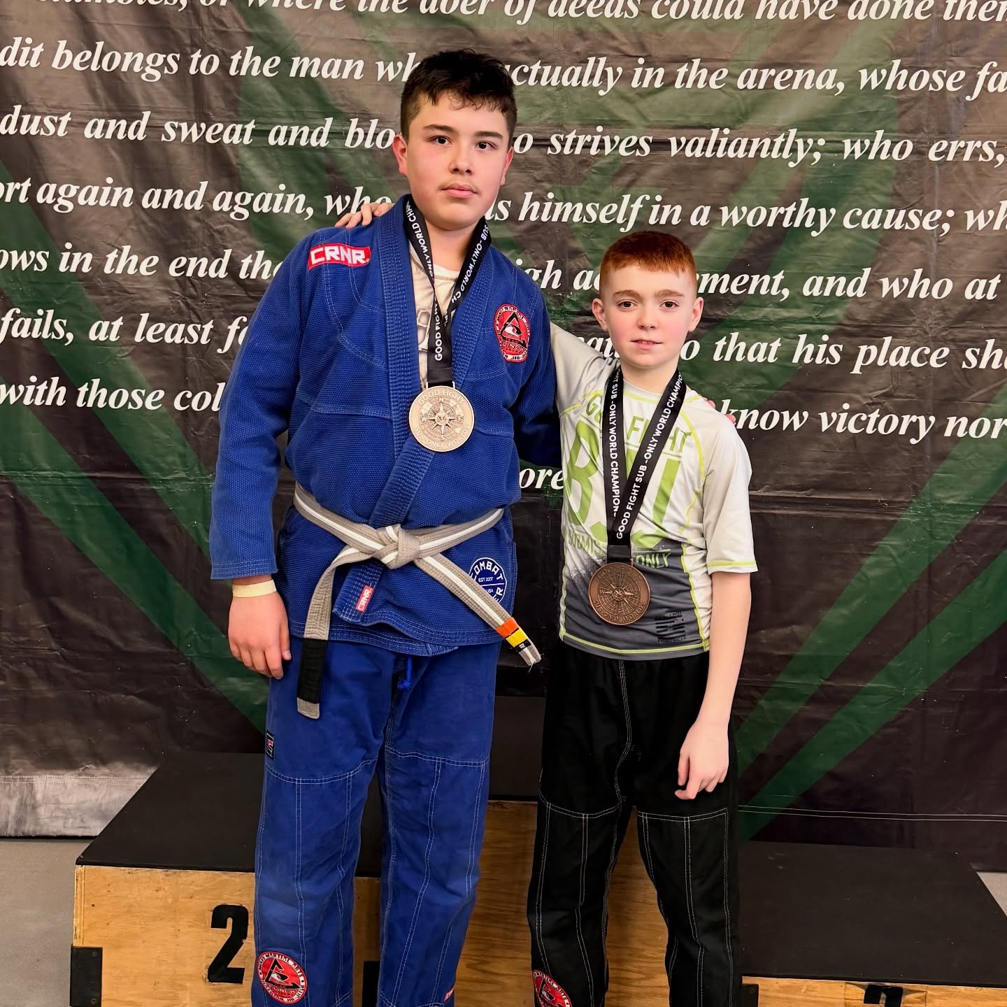 Congrats to Henry and Logan on their victories at the @goodfighttournament Worlds today! Way to go guys!! 

#bjj #jiujitsu #brazilianjiujitsu #comp&eacute;tition