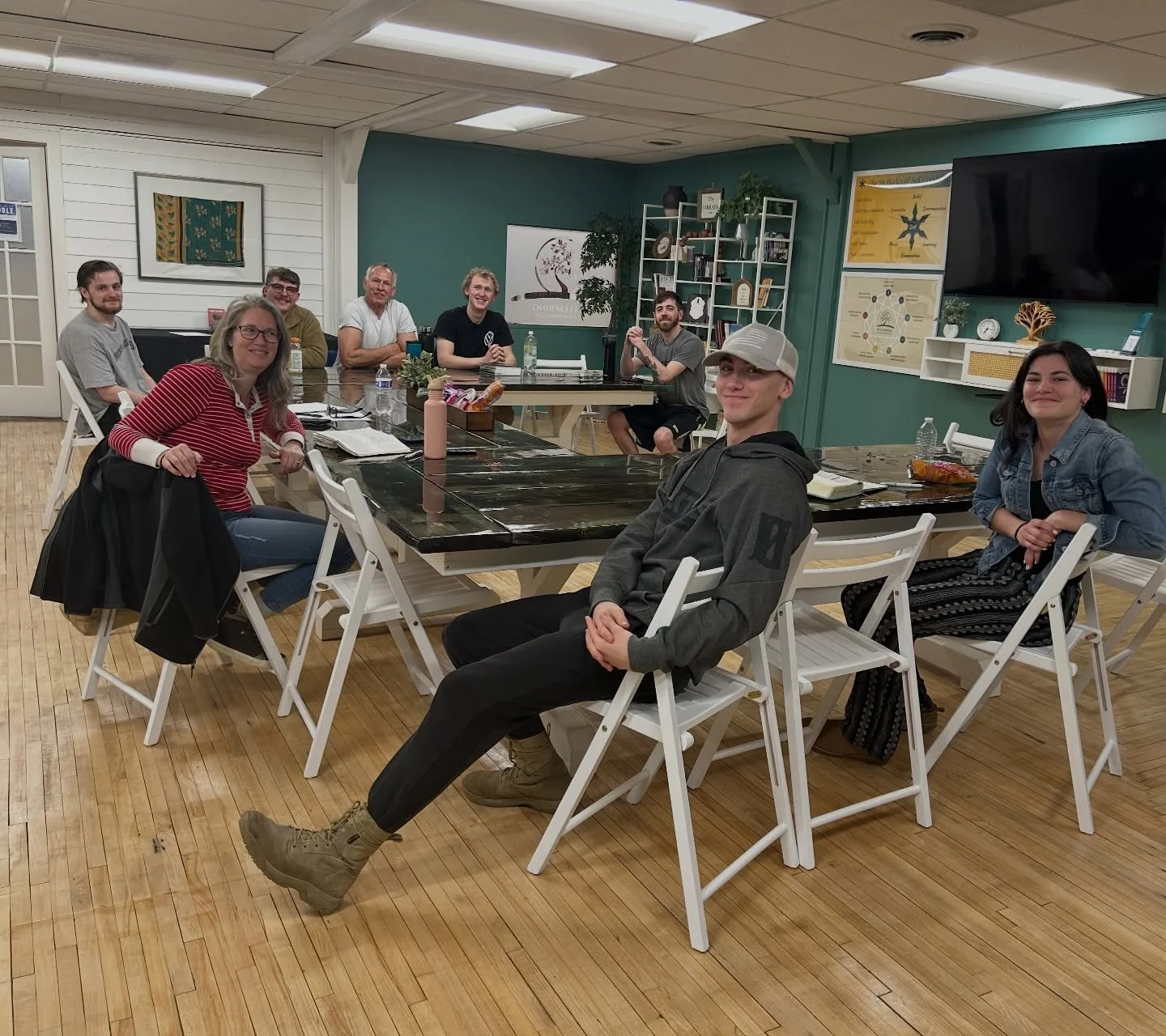 Bit of a smaller group tonight but what a great discussion we had at huddle tonight! @fcajiujitsu @clinchacademy 

#biblestudy #jesus #jiujitsu