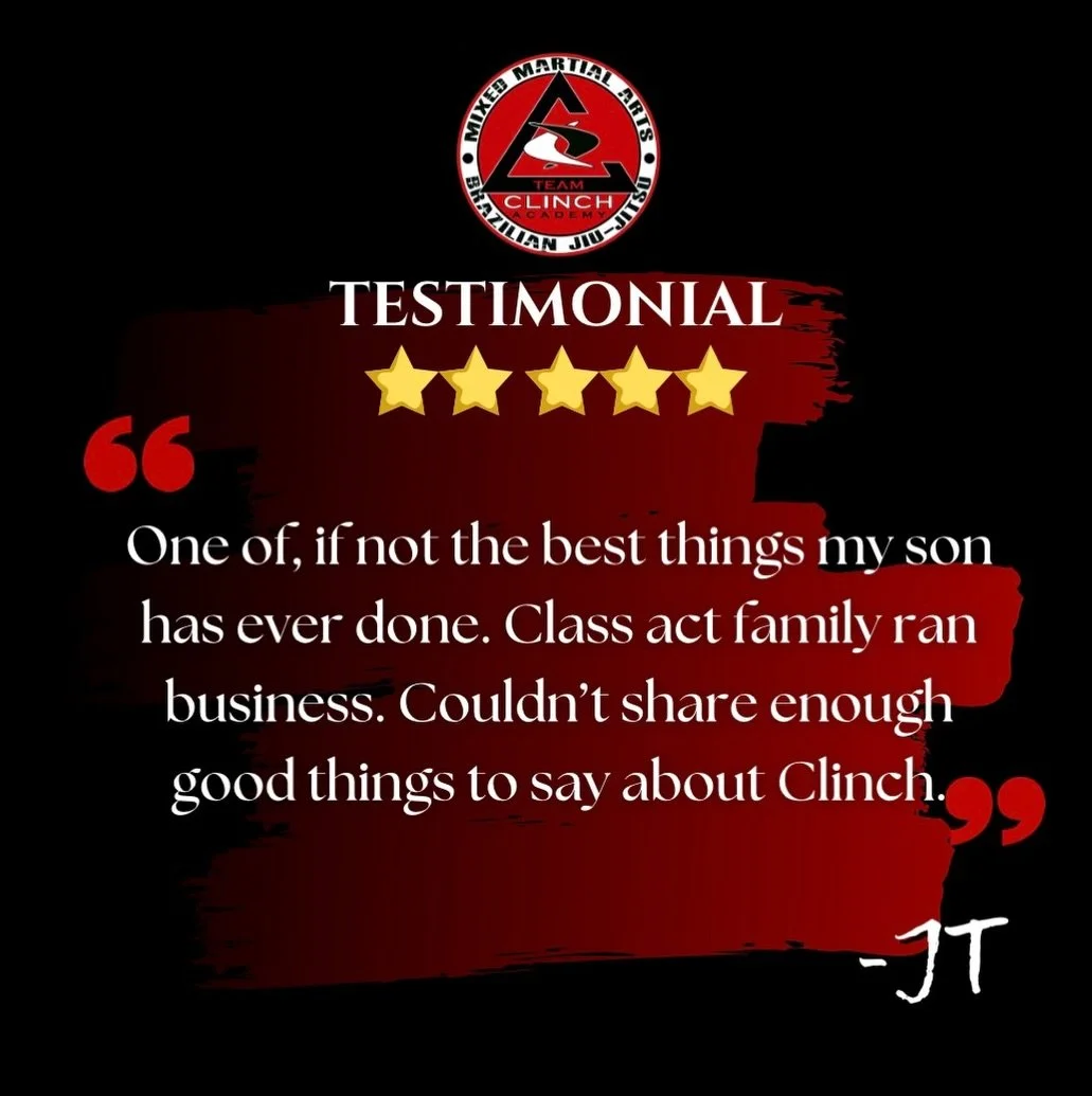 Testimonial Thursday! Thank you for all your amazing reviews and testimonies 🙏🙌 #testimonial #review #bjj #frederick #mma
