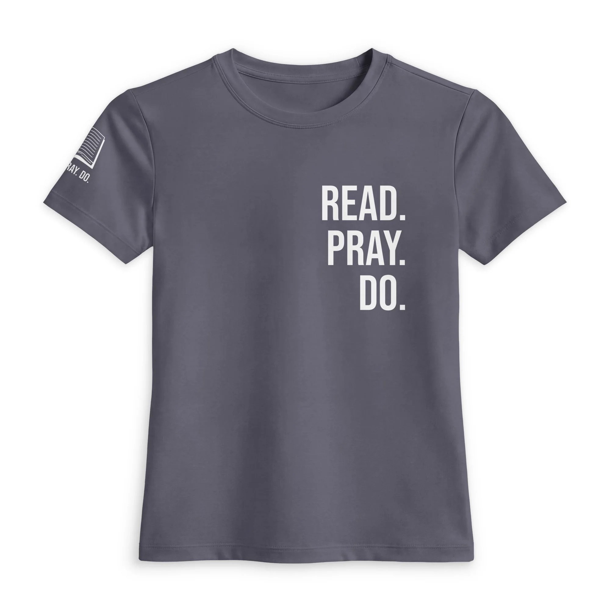Read. Pray. Do. Women's luxe fitted tee
