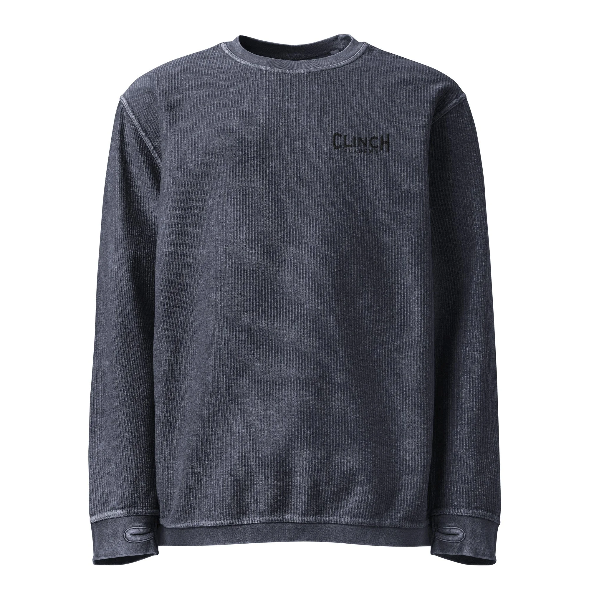 Comfy Embroidered Cord Sweatshirt (More Variants)