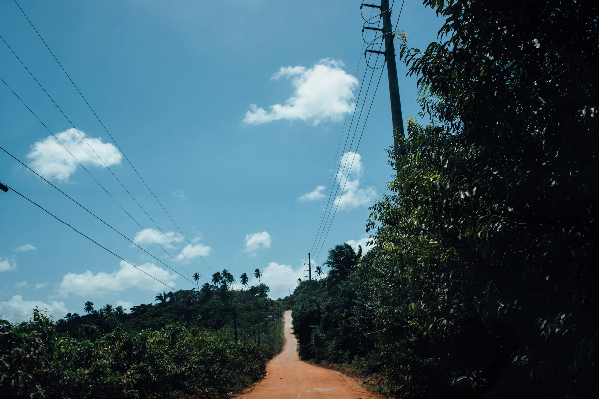 One of the many side roads to get to the Irma Dulce projects in Joao Pessoa.