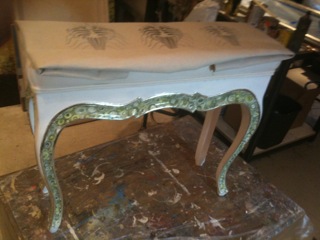 Custom Pattern Bench Seat