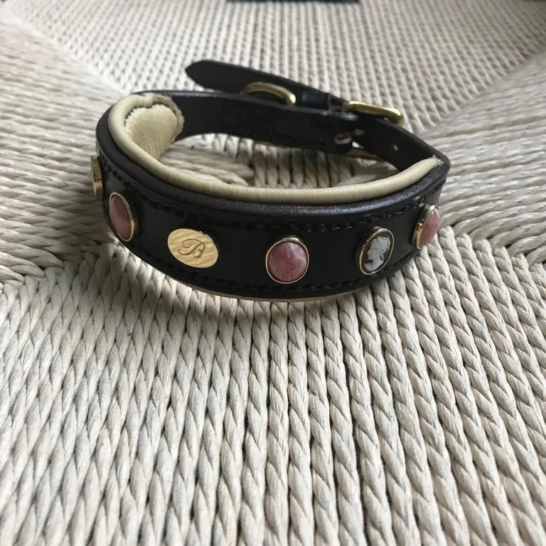stone dog collars