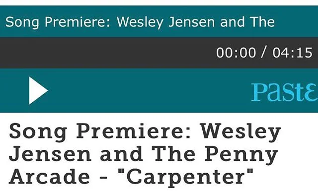 @pastemagazine premiered the single &ldquo;Carpenter&rdquo; from our upcoming EP &ldquo;Something Blue&rdquo;, which is the final chapter of our 4 part collection coming in October. Well, to be clear, it premiered back in 2016 when it was originally 