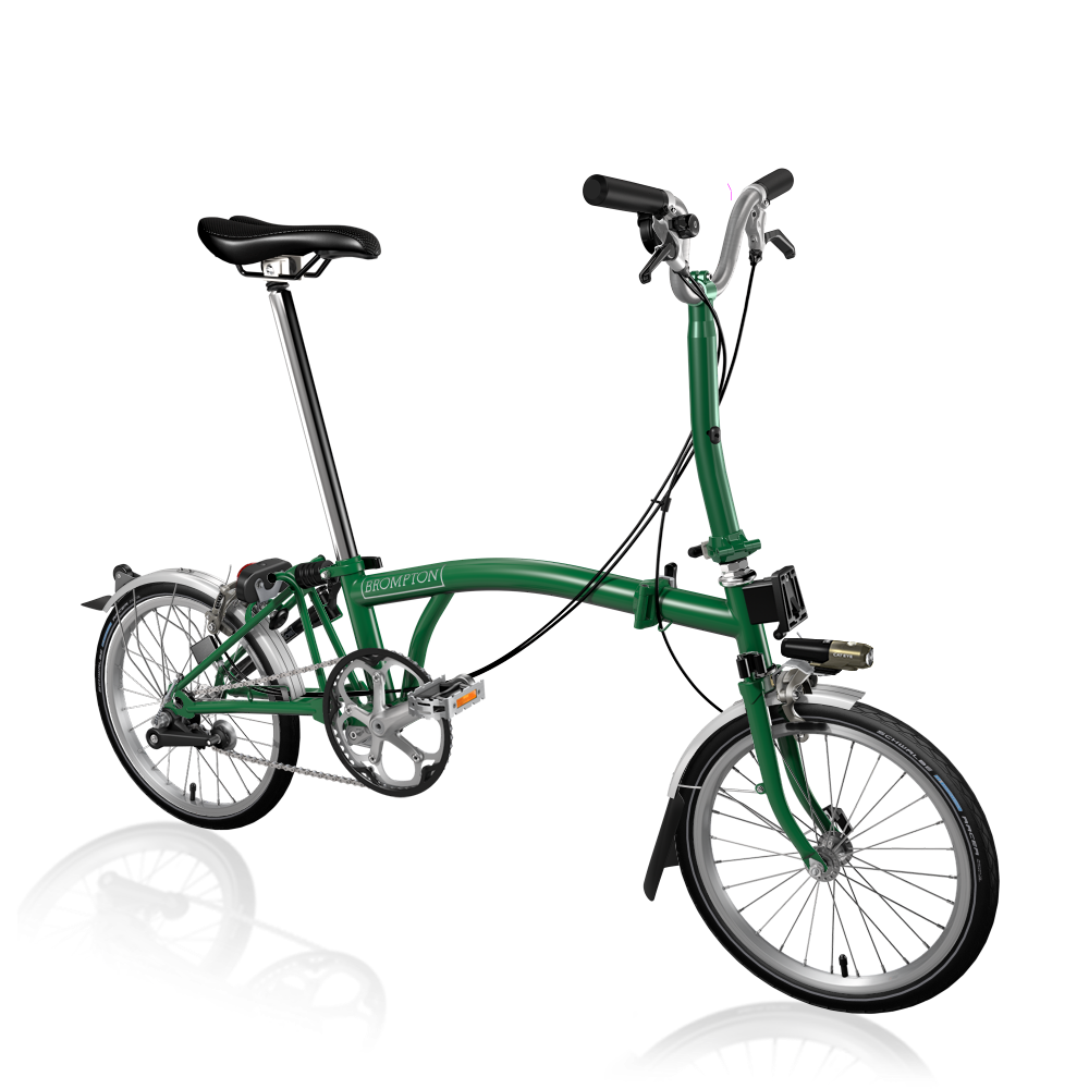 M3L racing green dkk 10.455 Batterilygtesæt Holder til fortasken