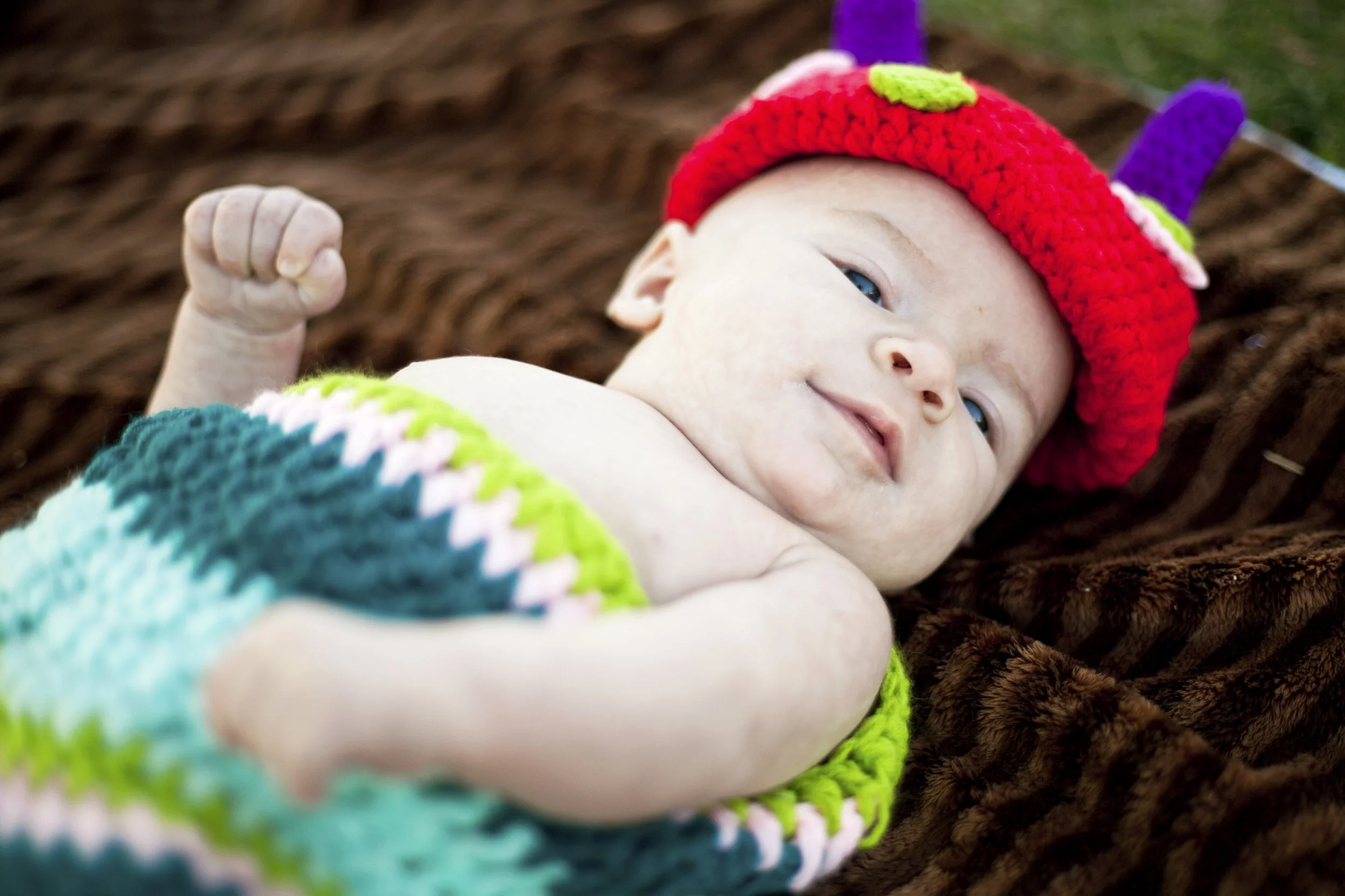 Newborn portrait on Lake Tahoe shoreline near Reno NV.