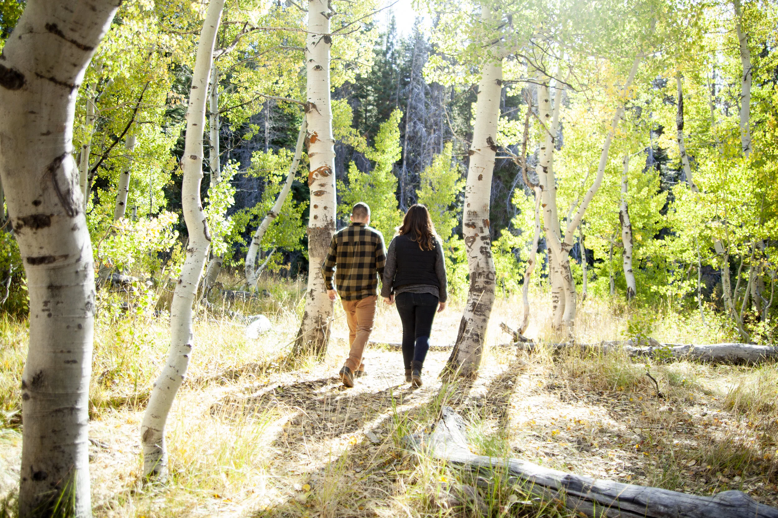 Romantic outdoor photoshoot near Lake Tahoe and Truckee and Reno NV.