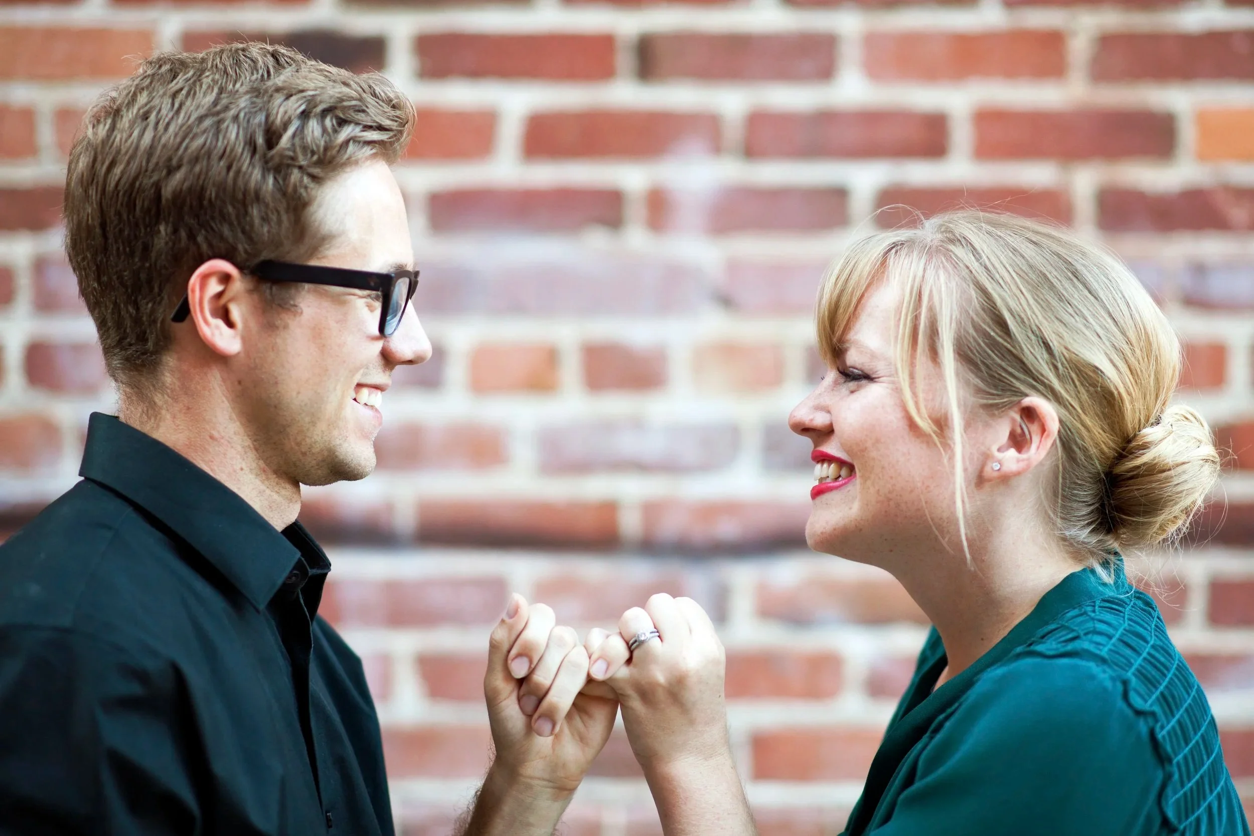 Engagement photos near Lake Tahoe with Reno NV and Carson City views.