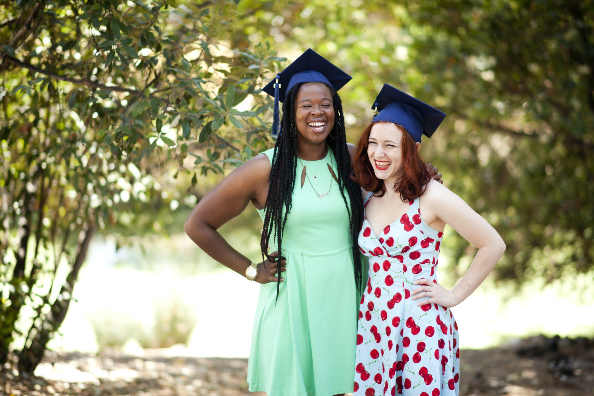 Grad portrait photo session near Reno NV with Lake Tahoe scenery.