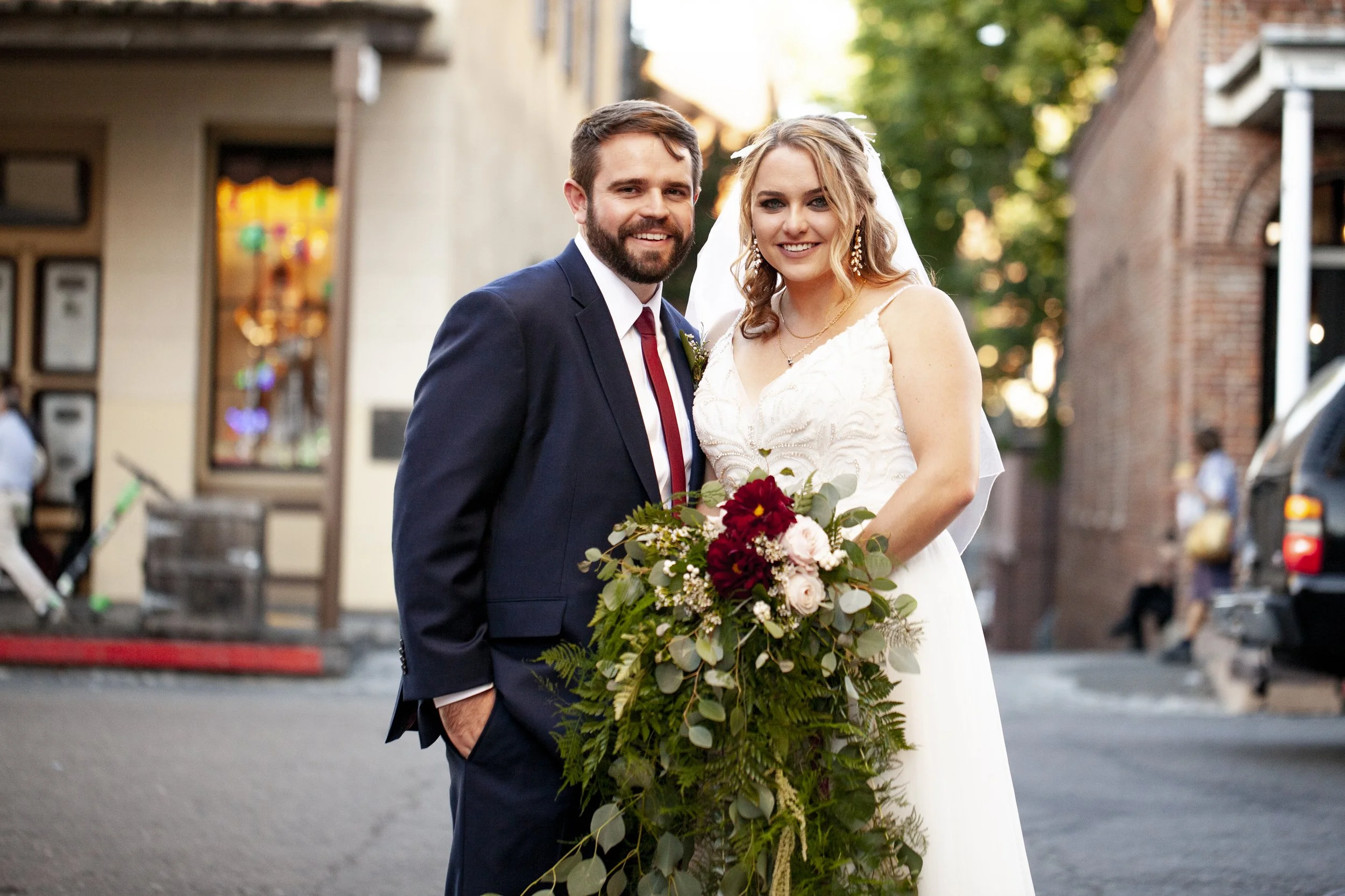 Lake Tahoe sunset elopement photographed in Reno NV.