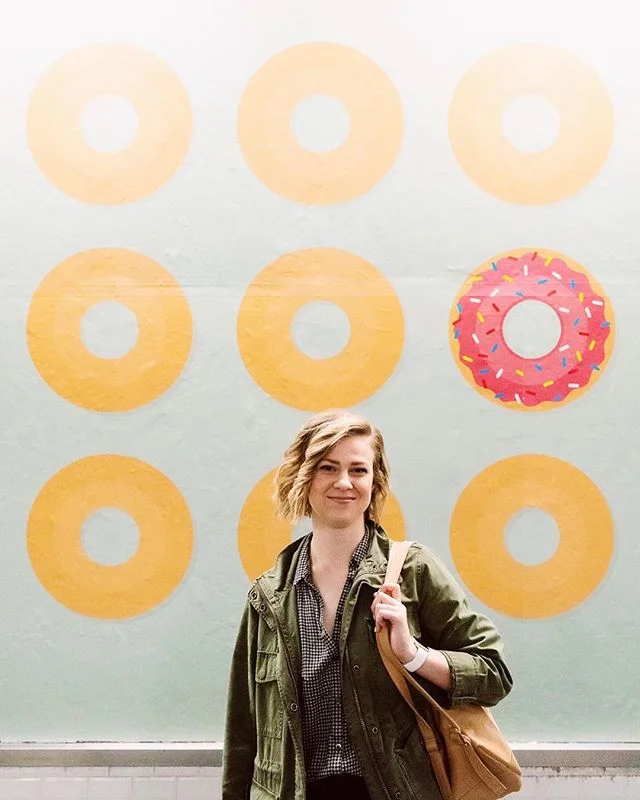 We've been cheating on doughnuts with croissants all week but we knew we had to take this photo anyway. 🍩🥐