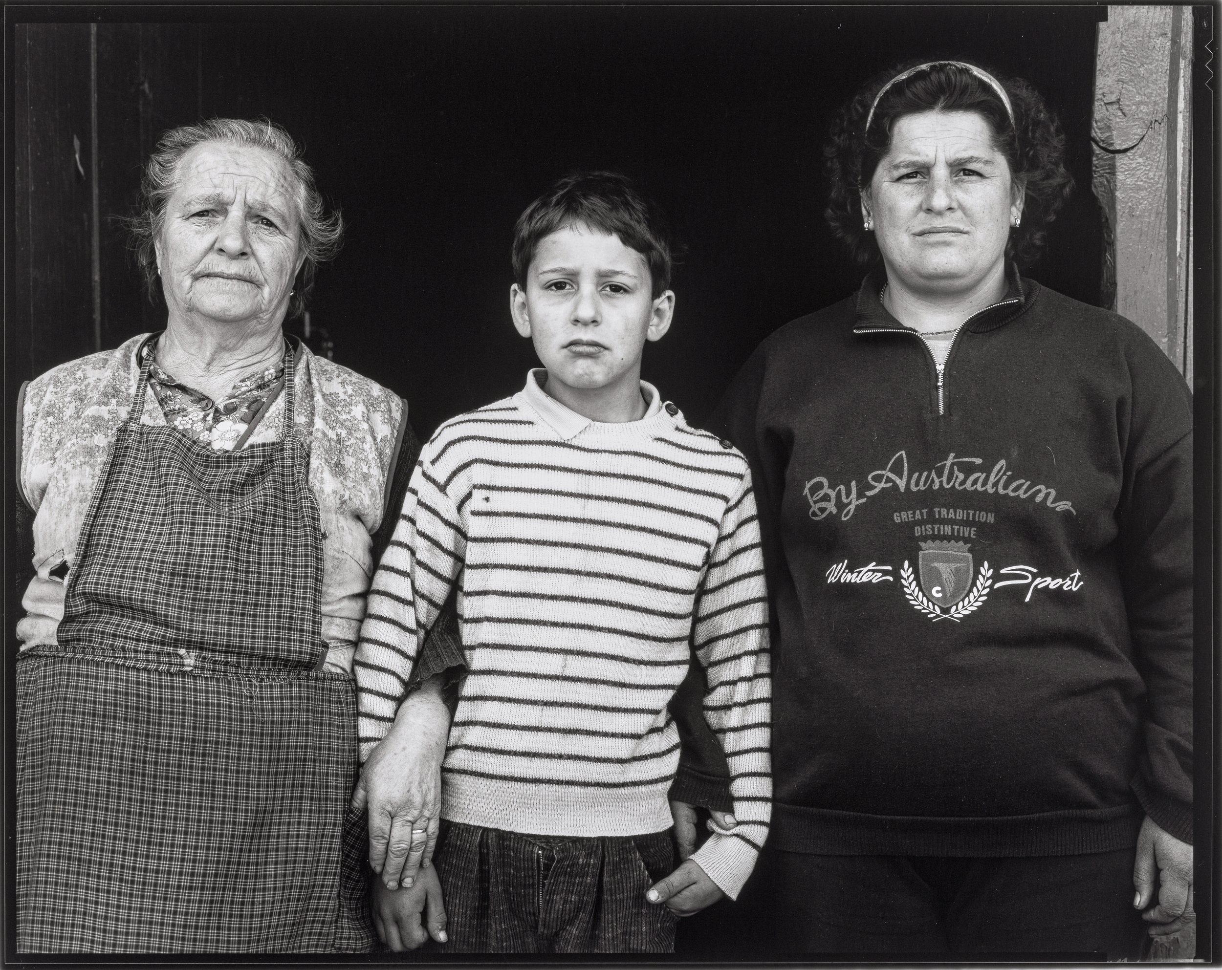 Tres xeracións. Lamas, O Incio 1990.