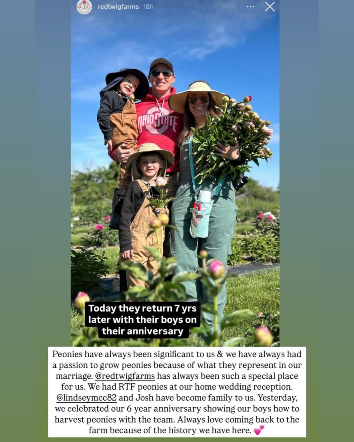 Our flowers may grow here, but Red Twig Farms is made special by the friends and customers who walk alongside us. We&rsquo;re so thankful 💜