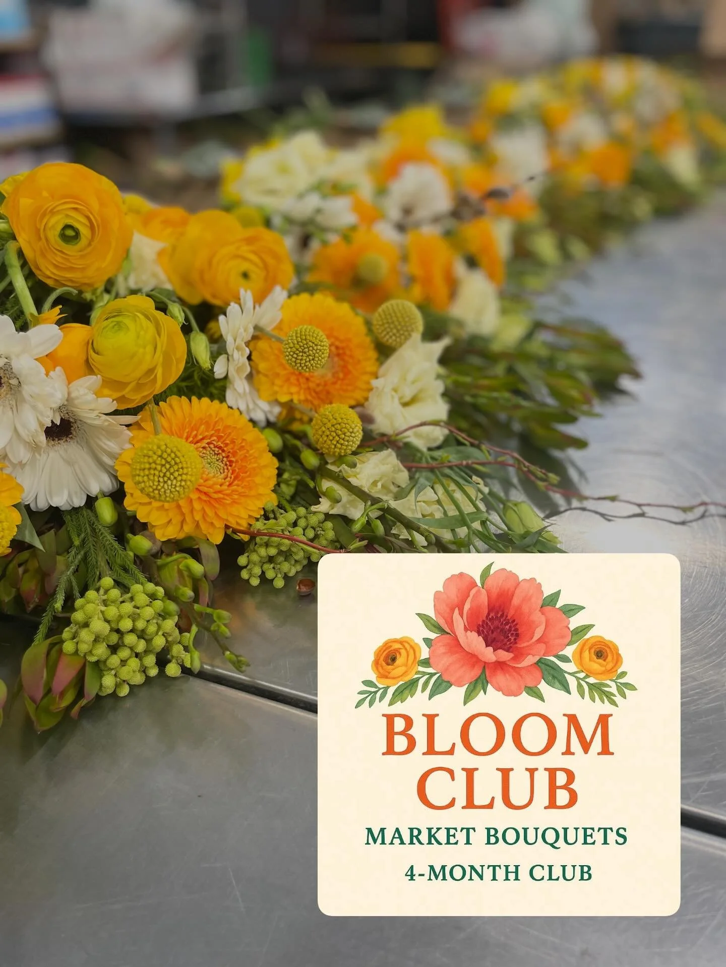 Bloom Club spots are filling! 💐
Four Fridays of fresh flowers Feb.-May 2026 
Sales close January 30th - ONE WEEK 
If you&rsquo;ve been thinking about it&mdash; this is your sign! 
⭐️ Join NOW via the website link in our bio 

#flowersubscription #fl