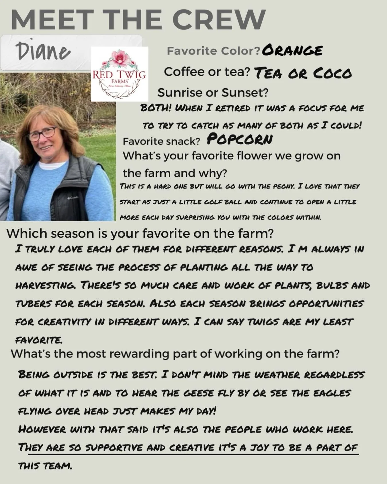 EMPLOYEE SPOTLIGHT ⭐️
The faces behind the flowers you love 💐