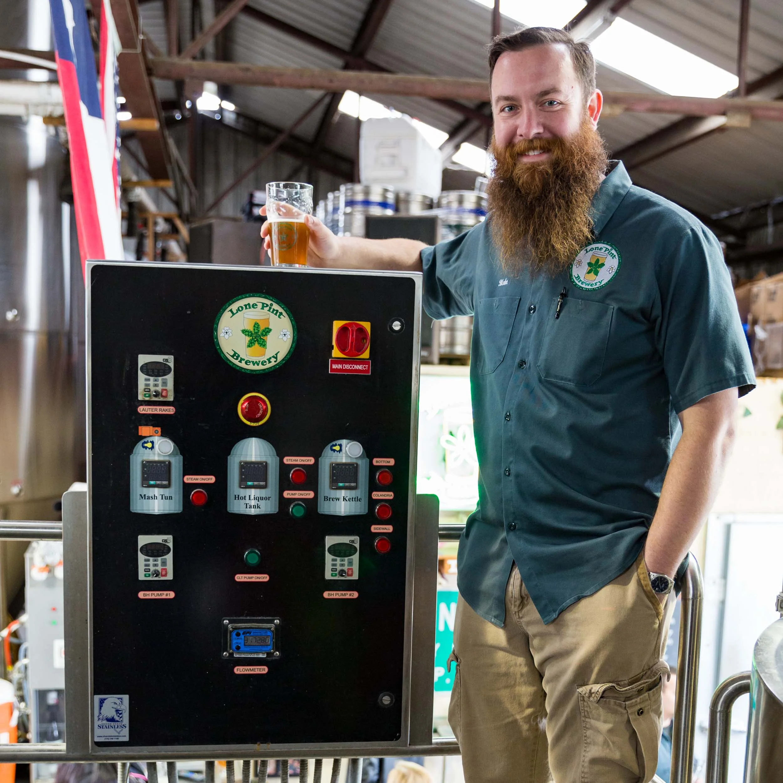 Brewmaster at Lone Pint Brewery 