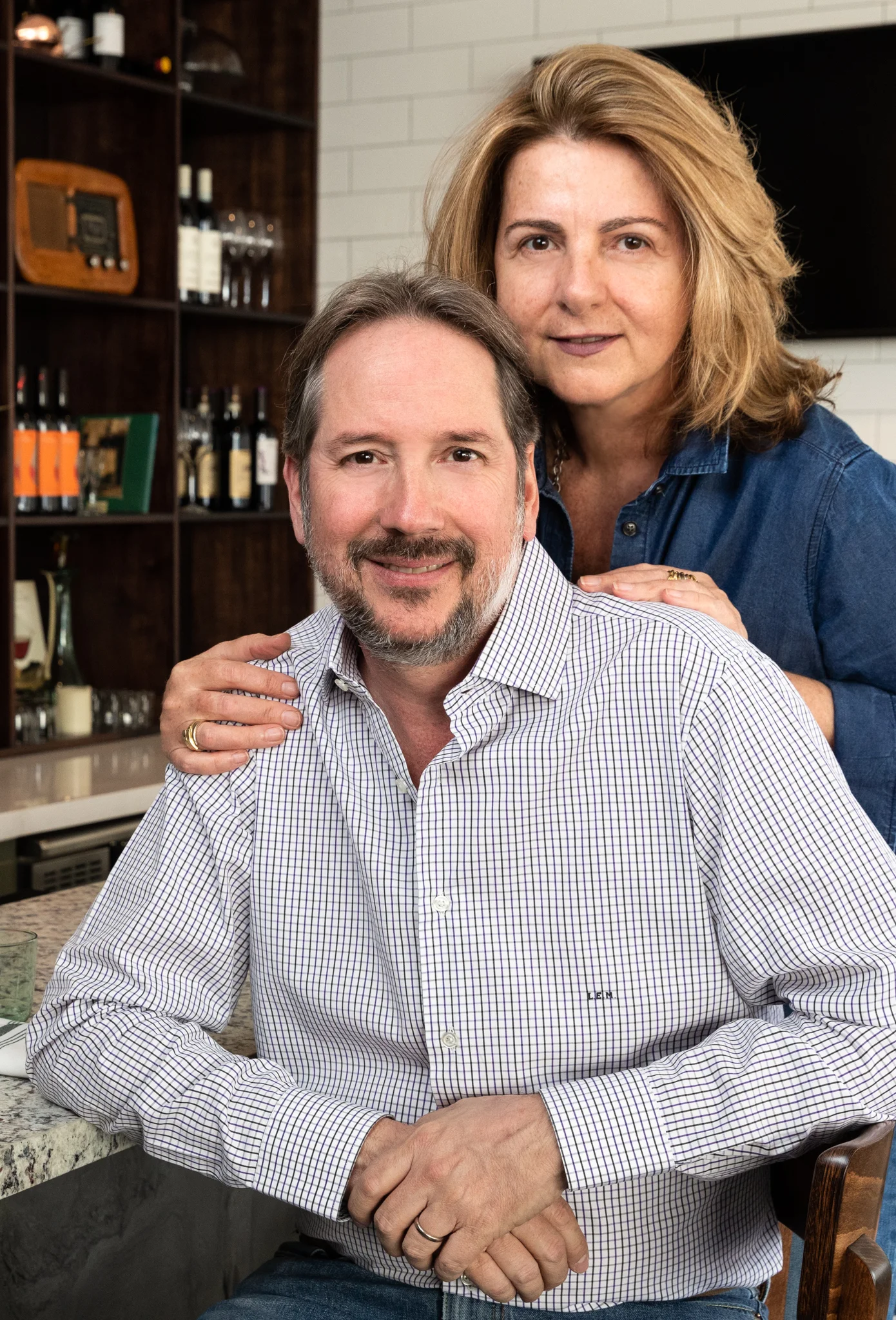 Chef Monica Fallone and Luis Mancera, owners of Mina Ristorante
